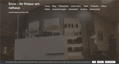 Desktop Screenshot of enza-friseur.com