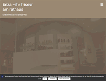 Tablet Screenshot of enza-friseur.com